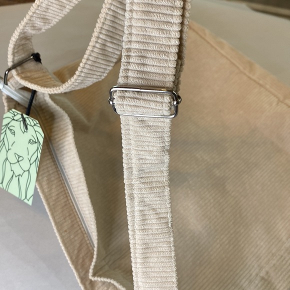 Corduroy Shoulder Bag Handbag Purse Shopping Reusable Large Shopper Tote - Picture 7 of 14